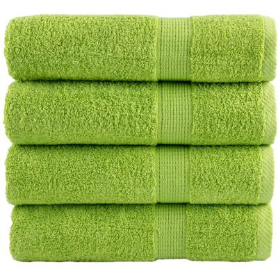 vidaXL Premium Sauna Towels Apple Green - Towels vidaXL Premium Sauna Towels Apple Green - Towels