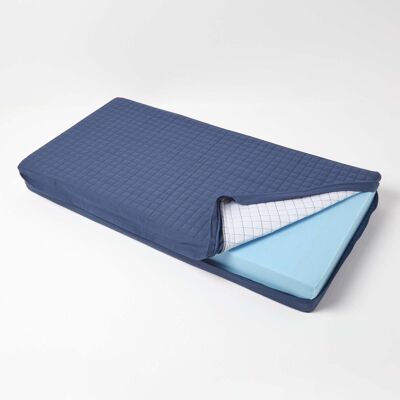 Homescapes Navy Blue Orthopaedic Cushion Cover - Cushion Cover Homescapes Navy Blue Orthopaedic Cushion Cover - Cushion Cover