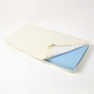 Homescapes Model - 100x50x10 cm Cream Orthopaedic Cushion Cover Homescapes Model - 100x50x10 cm Cream Orthopaedic Cushion Cover