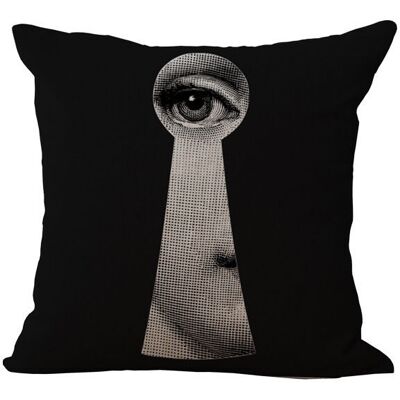 Unbranded (08) Linen Vintage Piero Fornasetti Face Throw Pillow Case Waist Cushion Cover N Unbranded (08) Linen Vintage Piero Fornasetti Face Throw Pillow Case Waist Cushion Cover N