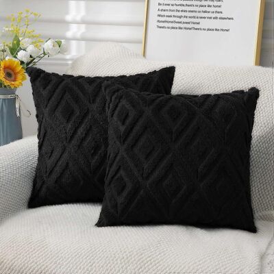 konhill (As show, One size) Soft Faux Fur Throw Pillow Covers 18x18 - Plush Short Wool V konhill (As show, One size) Soft Faux Fur Throw Pillow Covers 18x18 - Plush Short Wool V