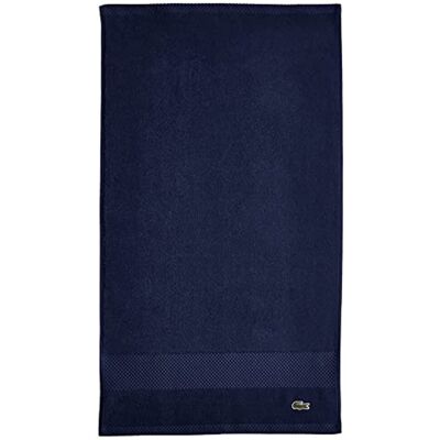 Lacoste Heritage Supima Cotton Hand Towel Navy - Hand Towel Lacoste Heritage Supima Cotton Hand Towel Navy - Hand Towel