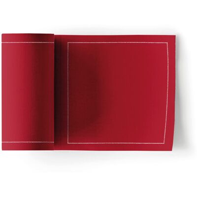 MI DRAP Cotton Cocktail Napkin - 4.3 x 4.3 in - 50 units per roll - Lipstick Red MI DRAP Cotton Cocktail Napkin - 4.3 x 4.3 in - 50 units per roll - Lipstick Red