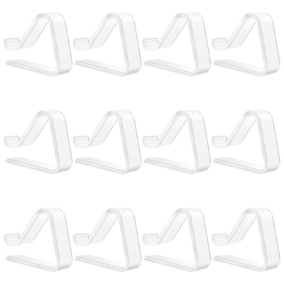 Ergonomie ohne Grenzen 12 Pieces Transparent Tablecloth Clips, Table Cloth Clips,Windproof B Ergonomie ohne Grenzen 12 Pieces Transparent Tablecloth Clips, Table Cloth Clips,Windproof B