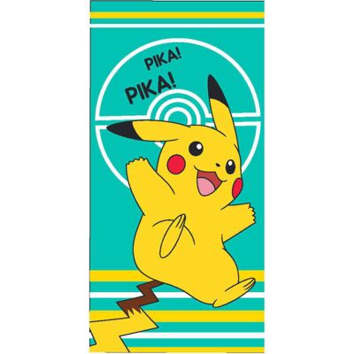 Pokémon Pokemon Pikachu Bath Beach Towel - 140 x 70 cm - 100% COTTON Pokémon Pokemon Pikachu Bath Beach Towel - 140 x 70 cm - 100% COTTON