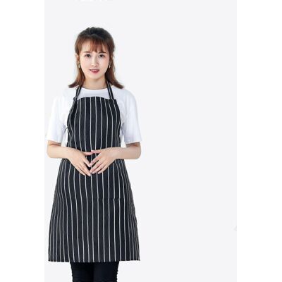 Unbranded (As show, One size) Chef Unisex Cooking Kitchen Bib Apron Full Body Striped Neck Unbranded (As show, One size) Chef Unisex Cooking Kitchen Bib Apron Full Body Striped Neck