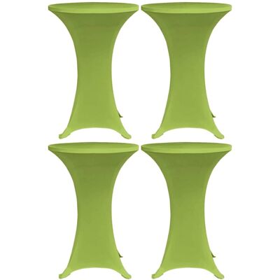 vidaXL Green 70cm Elastic Table Cover Set 4 - Tablecloths vidaXL Green 70cm Elastic Table Cover Set 4 - Tablecloths
