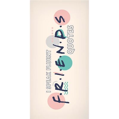Friends Bath Beach towel 140 x 70 cm 100% COTTON TV Series Friends Bath Beach towel 140 x 70 cm 100% COTTON TV Series