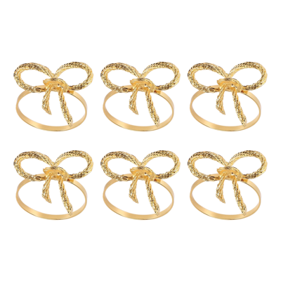 Unbranded Butterfly Napkins Rings Set of 6, Gold Napkin Rings Holder Unbranded Butterfly Napkins Rings Set of 6, Gold Napkin Rings Holder
