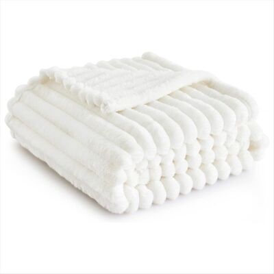 Unbranded White Throw Blanket for Couch - Cozy Blanket for Women, Cute Throws Unbranded White Throw Blanket for Couch - Cozy Blanket for Women, Cute Throws