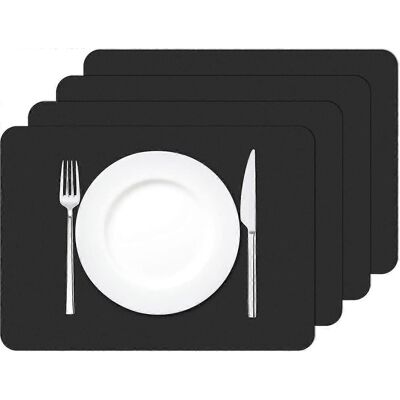 Unbranded Set of 4 Rectangular Placemats Waterproof Washable Heat Resistant PVC Placemats Unbranded Set of 4 Rectangular Placemats Waterproof Washable Heat Resistant PVC Placemats