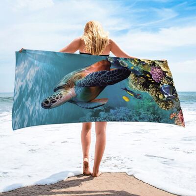 Unbranded SDJMa Sea Turtle Beach Towel 30"x60" Microfiber Quick Dry Sand Free Lightweight Unbranded SDJMa Sea Turtle Beach Towel 30"x60" Microfiber Quick Dry Sand Free Lightweight