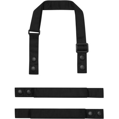 (One Size, Black) Premier Swap & Pop Customizable Apron Straps (One Size, Black) Premier Swap & Pop Customizable Apron Straps