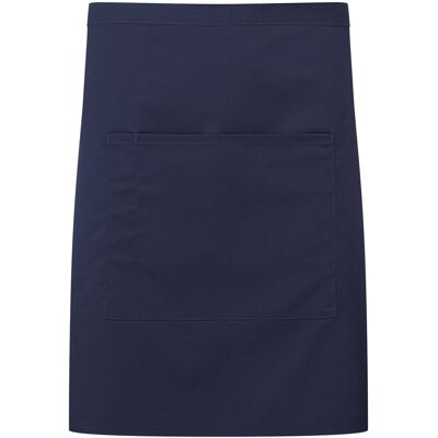 (One Size, Navy) Premier Colours Front Pocket Waist Apron (One Size, Navy) Premier Colours Front Pocket Waist Apron