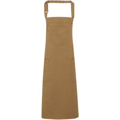 Premier Unisex Adult Twill Chino Full Apron - Apron Premier Unisex Adult Twill Chino Full Apron - Apron
