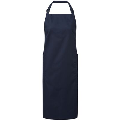 (One Size, Navy) Premier Unisex Adult Organic Fairtrade Certified Full Apron (One Size, Navy) Premier Unisex Adult Organic Fairtrade Certified Full Apron