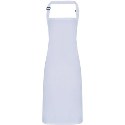 (One Size, White) Premier Waterproof Bib Apron (One Size, White) Premier Waterproof Bib Apron