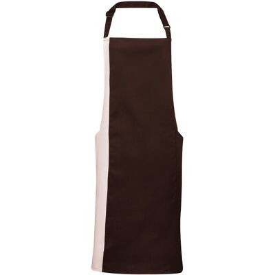 Premier Full Apron - Contrast Panel, Adjustable Buckle, One Size Premier Full Apron - Contrast Panel, Adjustable Buckle, One Size