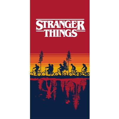 Stranger Things Sunset Beach Towel Stranger Things Sunset Beach Towel