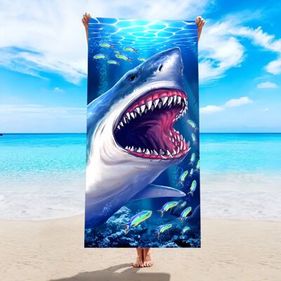 Unbranded (ST073, 150x75cm) Beach towel quick-drying microfiber beach towel double-sided v Unbranded (ST073, 150x75cm) Beach towel quick-drying microfiber beach towel double-sided v