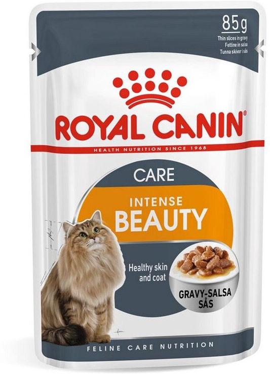 Royal Canin Feline Health Nutrition Intense Beauty Wet Cat Food (Chunks in Gravy