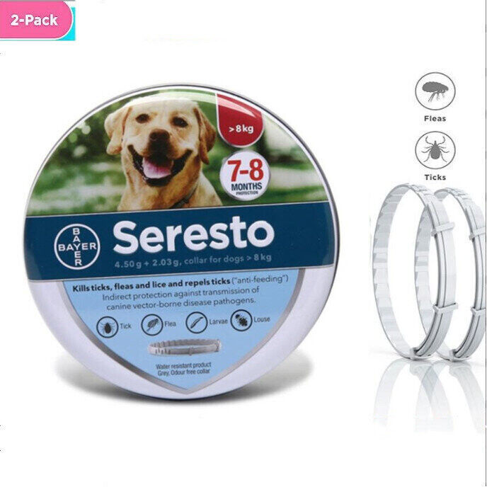 (Boxed Large Dog 70cm / Pack of 2) Soledo worming collar seresto dog and cat Ela