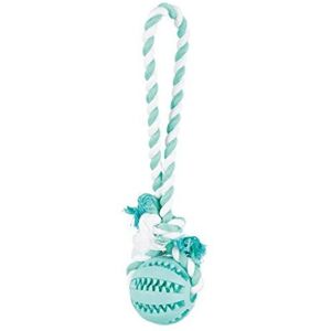 Trixie Ball On A Rope, Natural Rubber Ø 7cm/24cm - Ropecm 7cm24cm Dog Toy - tri Trixie Ball On A Rope, Natural Rubber Ø 7cm/24cm - Ropecm 7cm24cm Dog Toy - tri