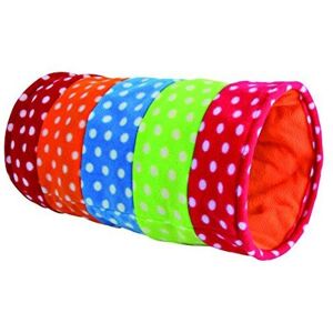 Trixie Playing Tunnel, Fleece, Ø 25 × 50 Cm, Colourful - Fleece Tunnelcm Play - Trixie Playing Tunnel, Fleece, Ø 25 × 50 Cm, Colourful - Fleece Tunnelcm Play -