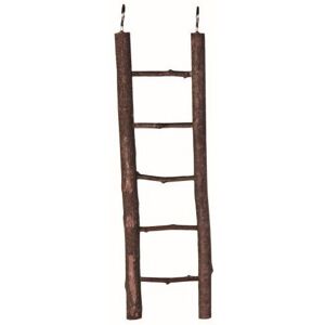 Trixie Natural Living Wooden Ladder With 5 Rungs, 26cm - Sizes Bird Cage Budgie Trixie Natural Living Wooden Ladder With 5 Rungs, 26cm - Sizes Bird Cage Budgie