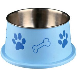 Trixie Long-ear Bowl, Stainless Steel, Plastic Coated, 0.9 L/ø 19cm - Bowl Dog Steel - Trixie Long-ear Bowl, Stainless Steel, Plastic Coated, 0.9 L/ø 19cm - Bowl Dog Steel -
