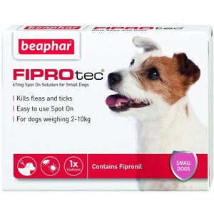 (Small Dog, 1 Treatment) Beaphar Fiprotec Flea & Tick Spot On Treatment for Dogs (Small Dog, 1 Treatment) Beaphar Fiprotec Flea & Tick Spot On Treatment for Dogs