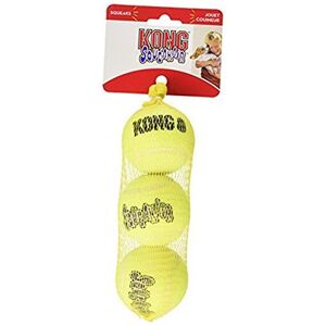 Kong SqueakAir Ball Dog Fetch Toy - Medium, Pack of 3 Kong SqueakAir Ball Dog Fetch Toy - Medium, Pack of 3