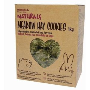 (Pack of 2) Rosewood Naturals Meadow Hay Cookies for Small Animals 1kg (Pack of 2) Rosewood Naturals Meadow Hay Cookies for Small Animals 1kg