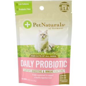 Pet Naturals of Vermont Daily Probiotic for Cats - 30 Chews (36g) with GanedenBC Pet Naturals of Vermont Daily Probiotic for Cats - 30 Chews (36g) with GanedenBC