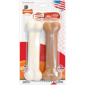 Nylabone Dura Chew Twin Pack Medium Dog Chews for Extreme Chewers, Bacon/Chicken Nylabone Dura Chew Twin Pack Medium Dog Chews for Extreme Chewers, Bacon/Chicken