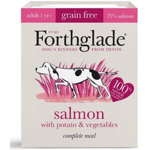 Forthglade Complete Grain free Adult Salmon, Potato & Vegetables, 18 x 395g Forthglade Complete Grain free Adult Salmon, Potato & Vegetables, 18 x 395g