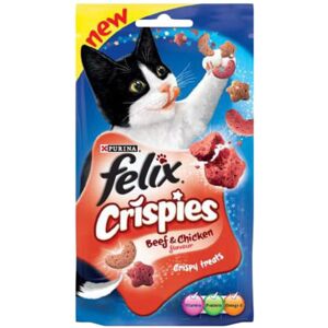 Purina Felix Crispies Beef & Chicken 45g (Pack of 8) Purina Felix Crispies Beef & Chicken 45g (Pack of 8)