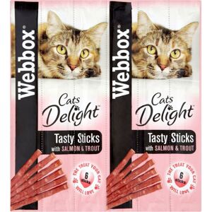 Webbox Cat Sticks Salmon & Trout 6stk Webbox Cat Sticks Salmon & Trout 6stk