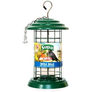 Supa Easy Fill Plastic Fortress Seed Feeder Green 20cm Supa Easy Fill Plastic Fortress Seed Feeder Green 20cm