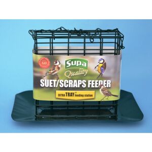 7081: Supa Premium Suet Block / Scrap Feeder With Tray – All-Weather Bird Feed S 7081: Supa Premium Suet Block / Scrap Feeder With Tray – All-Weather Bird Feed S