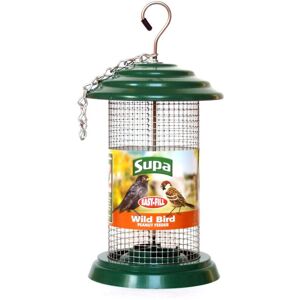 Supa Easy Fill Plastic Peanut Feeder - Green - 20cm Supa Easy Fill Plastic Peanut Feeder - Green - 20cm