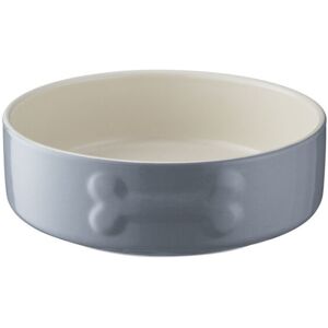 Mason Cash Grey Dog Bowl - 15cm, Durable, Dishwasher Safe - Dog Bowl Mason Cash Grey Dog Bowl - 15cm, Durable, Dishwasher Safe - Dog Bowl