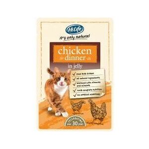 Hilife Its Only Natural Cat Pouch Chicken Dinner In Jelly 70g (Pack of 18) Hilife Its Only Natural Cat Pouch Chicken Dinner In Jelly 70g (Pack of 18)