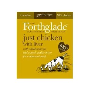 Forthglade Just Chicken With Liver Grain Free (395g) (Pack of 18) Forthglade Just Chicken With Liver Grain Free (395g) (Pack of 18)
