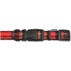 Ancol Indulgence Nylon Adjustable Collar Tartan Red 20-30cm Sz 1-2 Ancol Indulgence Nylon Adjustable Collar Tartan Red 20-30cm Sz 1-2