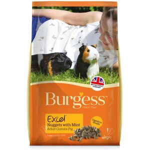 Burgess Excel Adult Guinea Pig Nuggets With Mint 4kg Burgess Excel Adult Guinea Pig Nuggets With Mint 4kg