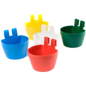 Supa Poultry Cage Cups Various Colours (Pack of 12) Supa Poultry Cage Cups Various Colours (Pack of 12)