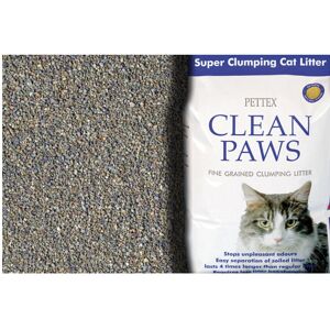 PETTEX Clean Paws Super Clumping Cat Litter 15kg PETTEX Clean Paws Super Clumping Cat Litter 15kg