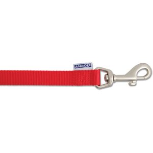 Ancol Viva Padded Nylon Dog Lead - Red - 1m - Weatherproof Ancol Viva Padded Nylon Dog Lead - Red - 1m - Weatherproof