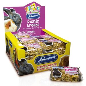 Johnson's Veterinary Jvp Rabbit & Guinea Pig Picnic Treats 50g (Pack of 24) Johnson's Veterinary Jvp Rabbit & Guinea Pig Picnic Treats 50g (Pack of 24)